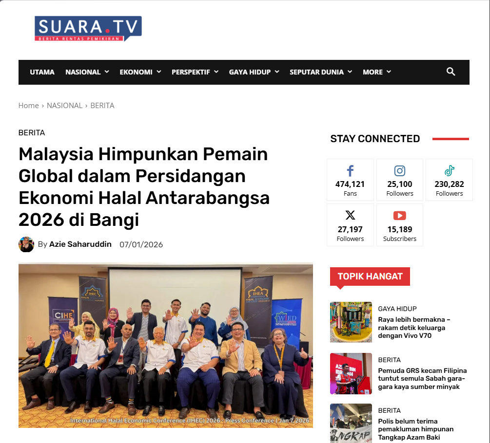 Malaysia Himpunkan Pemain Global Dalam Persidangan Ekonomi Halal 2026